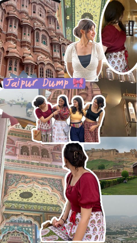 Jaipur is all about visiting palaces and trying some good food outlets and clicking like 1000 pictures and having fun Jaipur Outfits, Jaipur Trip, Jaipur Travel, Aesthetic Captions, Bangs With Medium Hair, Travel Inspiration Destinations, Trip Outfits, Story Ideas Pictures, Udaipur