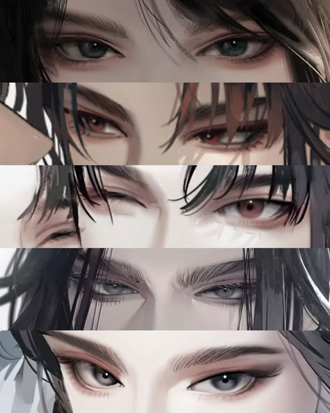 Digital Painting Tips, 얼굴 드로잉, Eye Drawing Tutorials, Eyes Artwork, Dark Art Illustrations, Arte Inspo, Digital Painting Tutorials, Anime Eyes, Drawing Tutorials