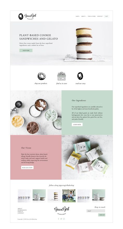 Cafe Website, Simple Website Design, Bakery Website, Food Web Design, Design Sites, Website Design Inspiration Layout, Web Design Examples, Email Template Design, Divi Theme