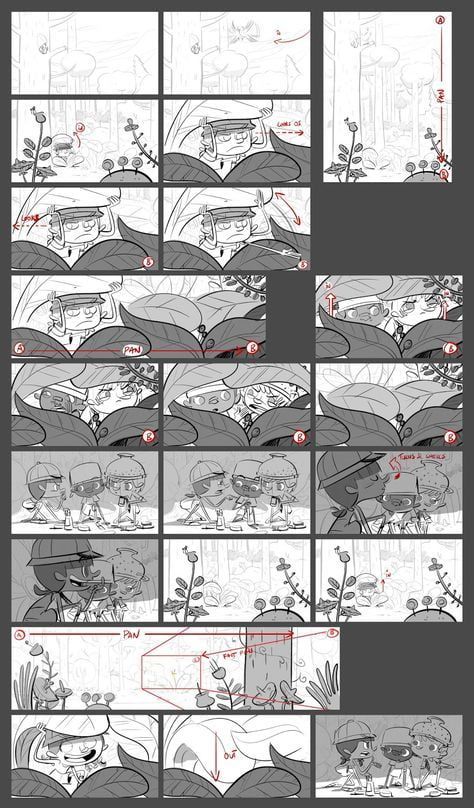 Oriol Vidal - Storyboards Disney Storyboard, Storyboard Tips, Storyboard Animation, Storyboard Film, Storyboard Examples, Storyboard Art, Story Boarding, Animation Portfolio, Storyboard Drawing