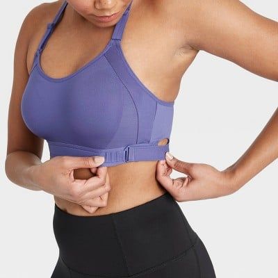 All in Motion Women's Medium Support Adjustable Front Bra Target Activewear, Zip Bra, Interval Running, Best Sports Bras, Adjustable Bra, All In Motion, Workout Moves, Activewear Fashion, Feminine Style