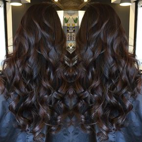 Cascading Curls, Dip Dye Hair, Chocolate Hair, Brown Hair Balayage, Brown Hair With Highlights, Hair Inspo Color, Dark Brown Hair, Brown Hair Colors, Brunette Hair