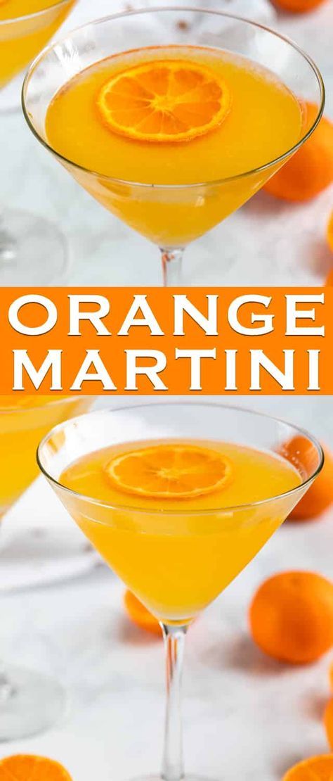 Orange Drop Martini, Cocktails With Fresh Orange Juice, Orange Liquor Drinks Cocktails, Drinks With Triple Sec Recipes Cocktails, Orange Martini Recipe, Orange Martini, Alcohol Shots, Vodka Gimlet, Most Pinned Recipes