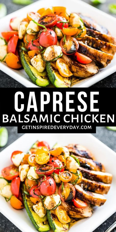 Grilled Chicken Caprese, Gluten Free Entertaining, Chicken Caprese, Grilled Dinner, Date Night Dinner, Caprese Chicken, Healthy Summer Dinners, Cheap Meal Ideas, Summer Recipes Dinner