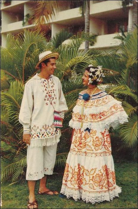 Panama Panama Recipe, Panama Culture, Folkloric Dress, Panama Travel, Couple Dress, Panama Canal, National Dress, Folk Dresses, Panama City