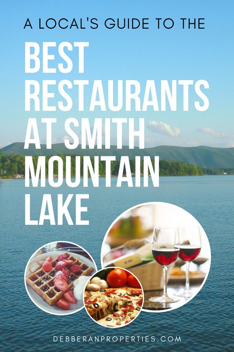 Smith Mountain Lake Va, Lake Activities, Smith Mountain Lake, Mexican Breakfast, Breakfast Places, Virginia Travel, Breakfast Coffee, Family Summer, Waterfront Restaurant