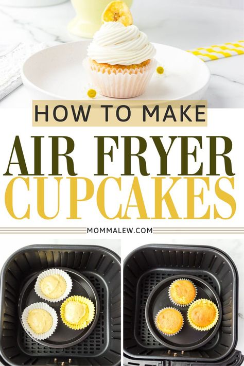 air fryer cupcakes Air Fryer Cupcake, Air Fryer Cupcakes, Air Fryer Cake Recipes, Air Fryer Recipes Keto, Delicious Cupcakes Recipes, Air Fryer Recipes Appetizers, Small Air Fryer, Air Fryer Recipes Dessert, New Air Fryer Recipes