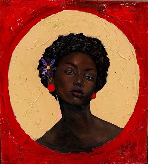 Untitled Size:30x34inches Medium: oil on canvas . . . . . . . #art #paintings #contemporaryart #femaleartist #artgallerynyc… | Instagram Royalty Portraits, Contemporary African Art, Service Industry, Afrocentric Art, Black Art Painting, Arte Inspo, Illustration Vintage, Afro Art, Art And Illustration