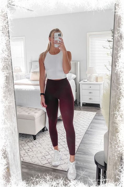 [Promotion] [Paidad] 57 Beautiful Workout Outfit Shorts Tips This Fall You Wish Knew Sooner #2023 #cuteworkoutoutfitsshorts Covered Up Gym Outfits, Modest Cute Gym Outfits, Gym Outfits Girl, Burgundy Gym Outfit, Shein Workout Outfits, Gym Winter Outfits For Women, Workout Class Outfit, Cute Work Out Outfits, Burgundy Workout Outfit