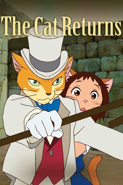 Sala Cinema, Studio Ghibli Films, Studio Ghibli Poster, 하울의 움직이는 성, Cat Movie, Personajes Studio Ghibli, The Cat Returns, Story Teller, Studio Ghibli Movies