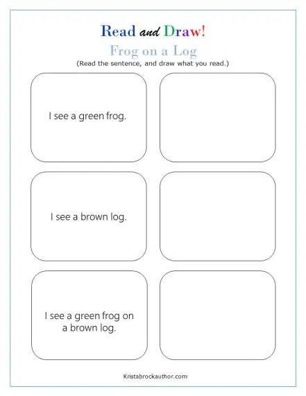 Read and Draw Worksheets – Read the sentence. Draw a picture. Great worksheets for first grade. #freeprintables #readanddraw #education #readingskills Read And Draw Worksheets, Reading Comprehension Practice, Elementary Worksheets, Decoding Words, Practice Reading, The Sentence, Reading Practice, Funny Bunny, Fun Activities To Do