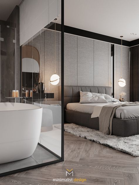 TAIWAN INTERIOR 09 on Behance Master Suite Design, Open Bathroom, Bedroom With Bath, Graphic Design Architecture, Bathroom Decor Luxury, Hotel Room Design, Showroom Interior Design, Bathroom Design Decor, Dark Interiors