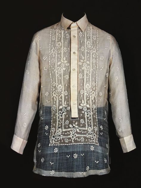 Filipino Clothing, Barong Tagalog, Filipino Fashion, Filipiniana Dress, Western Outfits Men, Below The Knee Dresses, Filipino Culture, Men With Street Style, Mens Attire