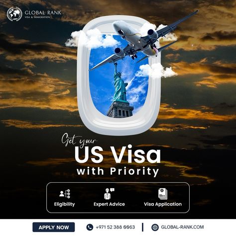 Ready to unlock endless opportunities in the USA? 🌎 Whether it’s for business, work, or study, the USA visa is your gateway to the American dream. 🇺🇸 Let us help you navigate the process smoothly and efficiently. Start your journey today and make the USA your new home! #USAVisa #AmericanDream #ImmigrationJourney #VisaApplication #MoveToUSA #BusinessInUSA #WorkInUSA #StudyInUSA #USAResidency #USAOpportunities #VisaSuccess #GlobalRank #ImmigrationExperts #ExploreUSA #TravelToUSA Usa Visa, Endless Opportunities, The American Dream, Business Work, American Dream, Travel Usa, The Process, New Home, How To Apply