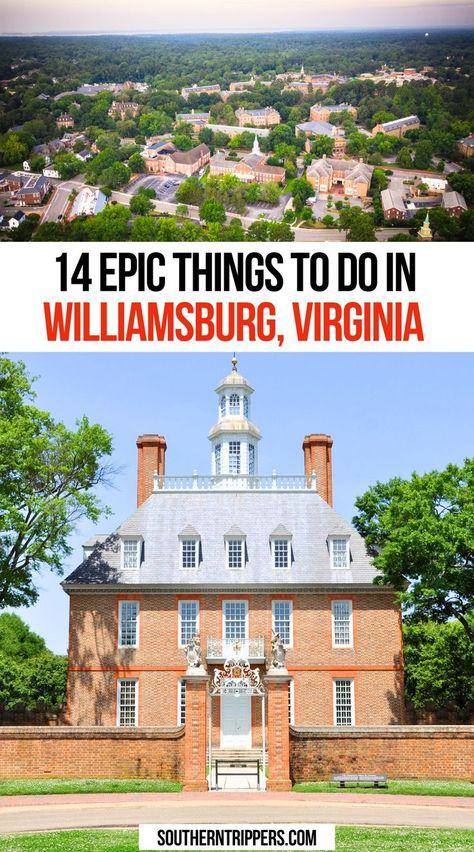 14 Epic Things To Do In Williamsburg, Virginia Colonial Williamsburg Fall, Virginia Things To Do, Things To Do In Williamsburg Virginia, Visiting Virginia, Washington Dc Itinerary, Williamsburg Vacation, Things To Do Inside, Things To Do In Virginia, Southern Road Trips