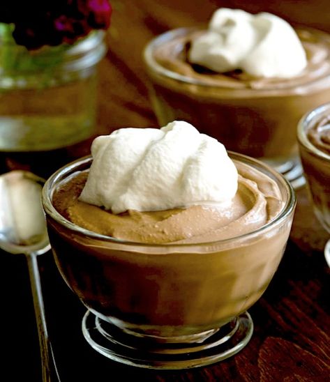 Recipe: The Ricotta Mousse Trick (make ahead, food processor) - Recipelink.com Ricotta Chocolate Mousse, Ricotta Mousse Recipes, Make Ahead Food, Ricotta Cheese Desserts, Savory Spreads, Cheese Dessert Recipes, Ricotta Mousse, Nutella Pudding, Cookbook Inspiration