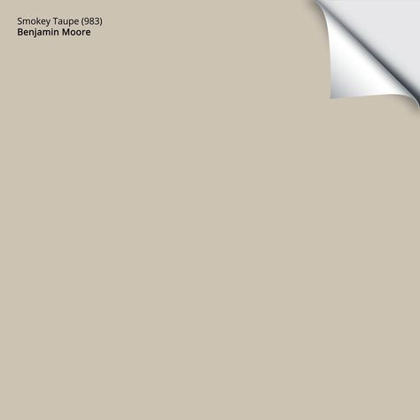 Smokey Taupe (983): 9"x14.75" – Benjamin Moore x Samplize Benjamin Moore Coastal Fog, Coastal Fog, Benjamin Moore Gray, Taupe Paint, Accessible Beige, Beige Paint, Paint Sample, Clean Sweep, Kallax Ikea