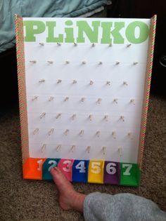 Diy Plinko Board, Diy Plinko, Probability Games, Plinko Board, Plinko Game, Diy Carnival, Stag And Doe, Board Games Diy, Creative Closets