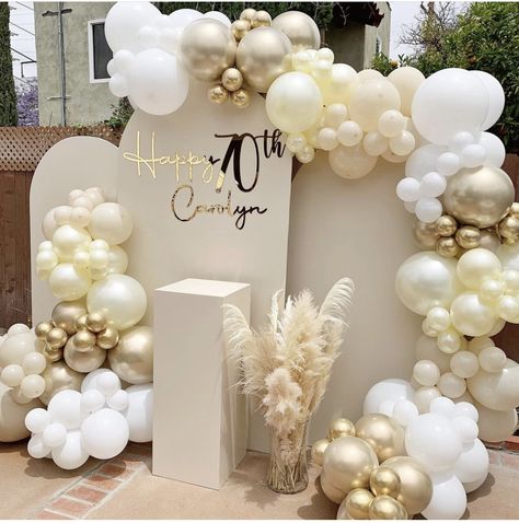 Posh Birthday Party Ideas, 60th Backdrop Ideas, Birthday Backdrop Ideas Outdoor, 60th Bday Party Ideas, 60th Birthday Ideas For Mom Decoration Backdrops, 50th Birthday Balloon Decorations, 60th Birthday Decorations For Mom, 70th Birthday Themes For Mom, 60th Birthday Backdrop Ideas