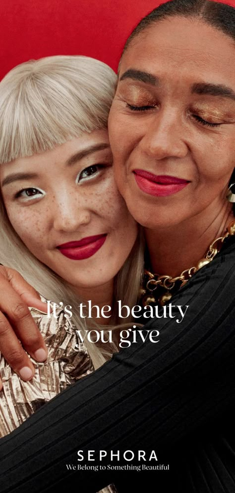 Sephora Holiday Campaign 2019 (Sephora) Beauty Ad Campaign, Holiday Campaign Photography, Christmas Beauty Campaign, Holiday Campaign Advertising, Sephora Campaign, Christmas Campaign Advertising, Hair Marketing, New Year Campaign, Holiday Ads