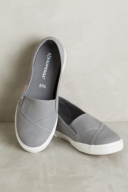 Superga Slip-On Sneakers #anthropologie Sand Shoes, Superga Shoes, Breaking In, Elegant Shoes, On Sneakers, Leather Shoes Woman, Sneakers Outfit, Flat Sneakers, Vans Classic Slip On Sneaker