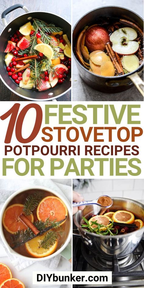 Homemade Stovetop Potpourri | Looking to fill your home with delicious autumn and winter scents for the holidays? These potpourri DIYs are such a great way to prepare for any Christmas, Fall, Summer, and Spring party. Many of these recipes use common household ingredients such as apple, orange, cinnamon, and lemon. I hope you're as excited as I am! #stovetoppotpourri #christmas #thanksgiving #party #diy Winter Potpourri, Stove Potpourri, Potpourri Diy, Orange Potpourri, Diy Potpourri, Fall Potpourri, Scent Recipes, Holiday Potpourri, House Schedule