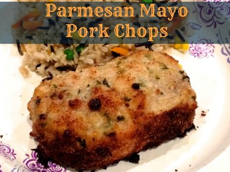 Parmesan Mayo Pork Chops – Tuck & Sundry Pork Chops With Bread Crumbs, Mayo Pork Chops, Baked Boneless Pork Chops, Parmesan Crusted Pork Chops, Parmesan Pork Chops, Boneless Pork Chop Recipes, Baked Pork Chops Oven, Breaded Pork Chops, Pork Chop Recipes Baked