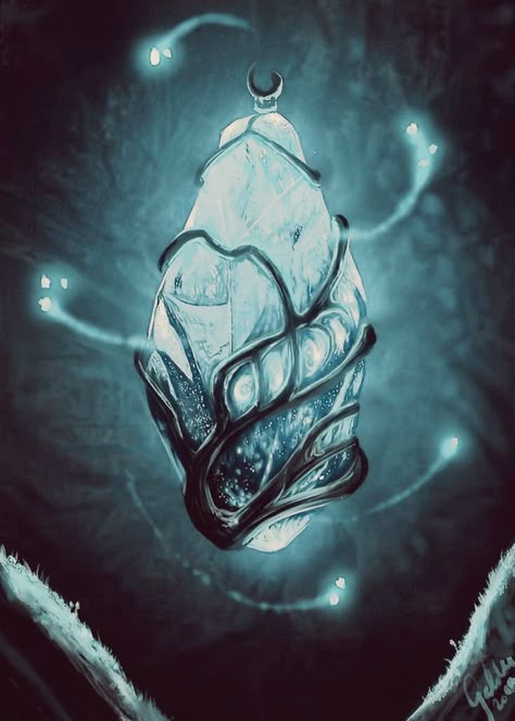 Magical Crystal Art, Magic Gem Fantasy Art, Crystal Magic Aesthetic, Magic Stones Fantasy Art, Fantasy Crystal Art, Crystal Concept Art, Lunar Aesthetic, Fantasy Stone, Crystal Technology