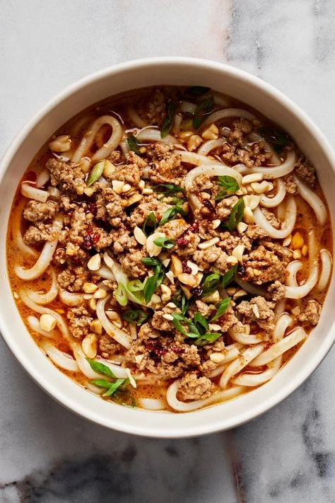 Easy Dan Dan Noodles Recipe | The Modern Proper Easy Veggie Stir Fry, Dan Dan Noodle, Dandan Noodles, Dan Dan Noodles Recipe, Szechuan Noodles, Dan Dan Noodles, Pork Sauce, The Modern Proper, Modern Proper