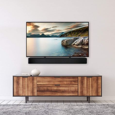 Sound Bar Tv, Sonos Sound Bar, Bar Tv, Sound Bar Mount, Soundbar Tv, Mount Tv, Sound Bars, Under Tv, Appartment Decor