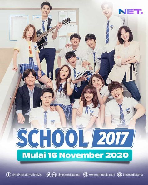 School 2017 Kdrama Poster, School2017 Kdrama, Girl Boss Outfit, Korean Drama Romance, Drama School, School 2017, Korean Drama Tv, Drama Tv Shows, Park Bo Young