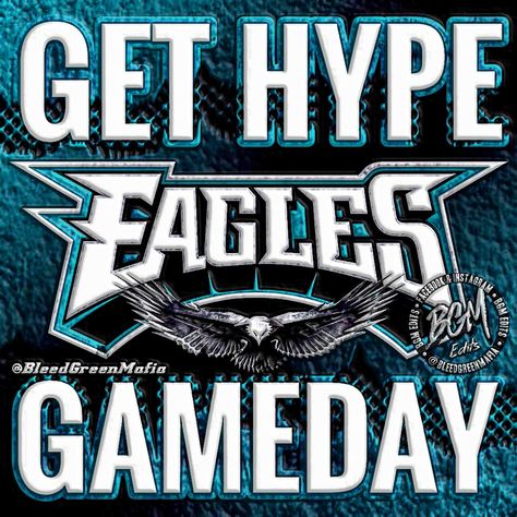 Philadelphia Eagles Game day get hype meme Go Eagles Football, Philadelphia Eagles Football Logo, Philadelphia Eagles Game Day, Eagles Memes, Eagles Game Day, Philadelphia Eagles Cheerleaders, Eagles Cheerleaders, Philly Football, Eagles Game