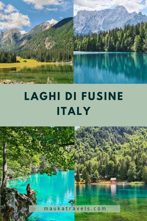 laghi di fusine italy Fucine Lake Italy, Fucine Lake, Italian Lakes, Italian Vacation, Mountain Lakes, The Mistake, Time To Go, Northern Italy, Beautiful Mountains