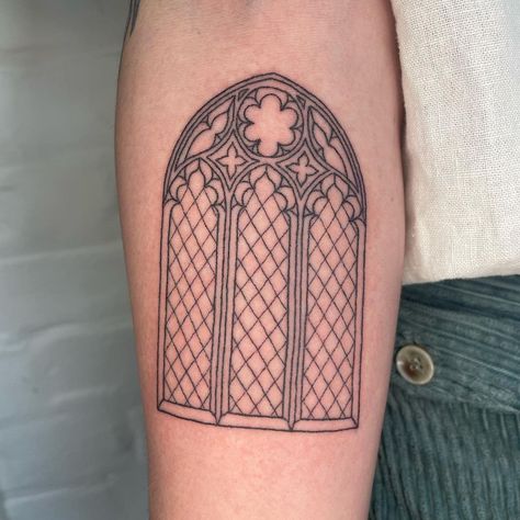 @astrodtattoes posted on Instagram • May 12, 2022 at 10:53am UTC Stain Glass Tattoo, Stained Glass Window Tattoo, Russian Doll Tattoo, Wolverine Tattoo, Window Tattoo, Stained Glass Tattoo, Glass Tattoo, Church Window, Doll Tattoo