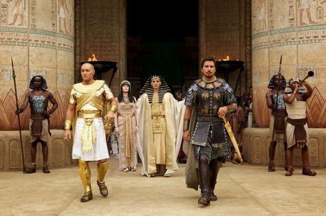 Exodus: Gods and Kings - Moses and Ramses with Seti and Tuya Exodus Gods And Kings, Indira Varma, Valentines Movies, John Turturro, Kings Movie, Egyptian Movies, Tom Payne, Joel Edgerton, Ip Man