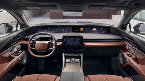 Lincoln's 48-inch car display sets the bar for dashboard screens Lincoln Nautilus 2024, Lincoln Suv, Lincoln Nautilus, Digital Dashboard, Luxury Crossovers, Lincoln Cars, Crossover Suv, Lincoln Navigator, Infotainment System