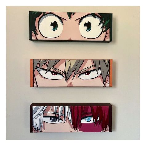 Amine Painting, Anime Canvas Painting Easy, Anime Paintings Canvases, Anime Canvas Painting, Otaku Room, Anime Canvas Art, Anime Decor, Anime Room, Portrait Paintings