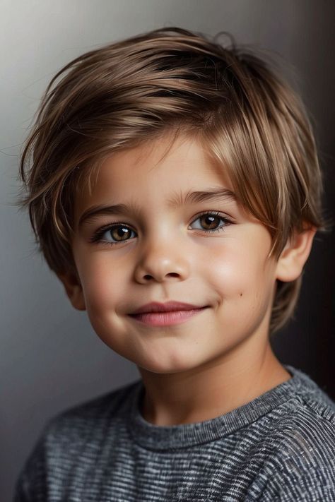 10 cute little boys haircut ideas for every occasion. Find the perfect haircut for your little man with these stylish and easy-to-style options. #BoysHaircuts #LittleBoysHaircuts https://whispers-in-the-wind.com/best-boys-haircuts-for-school-trendy-and-easy-styles/?10-cute-little-boys-haircut-ideas-for-every-occasion-boyshaircuts-littleboyshaircuts-toddlerboyshaircuts Little Boys Long Haircut, Joshua Hair, Toddler Boy Haircuts Longer, Boys Haircut Ideas, Levi Haircut, Toddler Boy Haircut, Kid Haircuts, Boys First Haircut