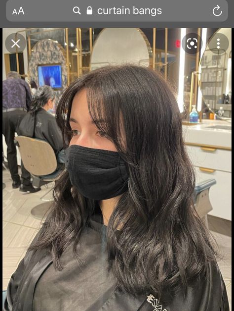 Undercolor Hair, Brown Hair Bangs, Hair Curtain Bangs, Light Bangs, Bangs Wavy, Bangs Wavy Hair, Black Wavy Hair, Blonde Wavy Hair, Ginger Hair Color