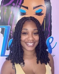 Faux Locs Bob, Plopping Curly Hair, Butterfly Locks, Curly Faux Locs, Locs Crochet, Beautiful Black Hair, Protective Hairstyles For Natural Hair, Faux Locs Hairstyles, Box Braids Hairstyles For Black Women