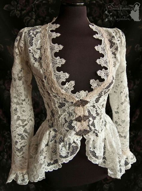 Lace jacket dress