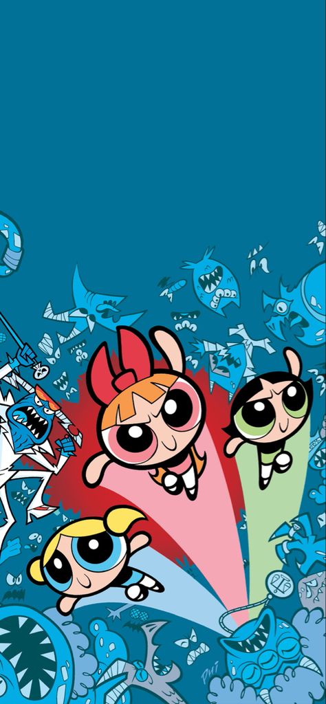 Powerpuff Girls Aesthetic Costume, Aesthetic Powerpuff, Powerpuff Girls Aesthetic, Powerpuff Girls Wallpaper, Girls Wallpaper, Ppg And Rrb, Bubbles Wallpaper, Girl Background, Powerpuff Girl