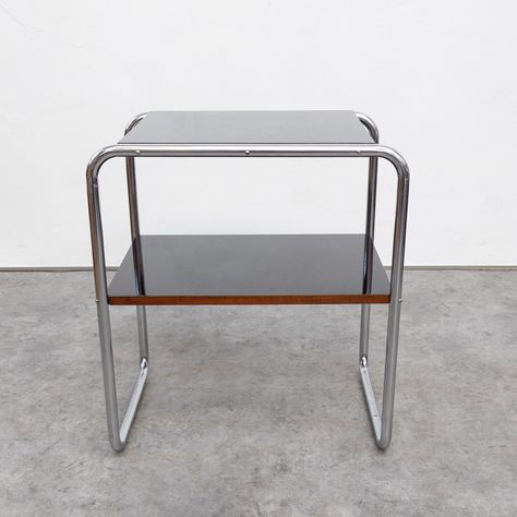 Listed on VNTG.com: Rare Bauhaus tubular steel side table by Marcel Breuer | #vntg #vintage