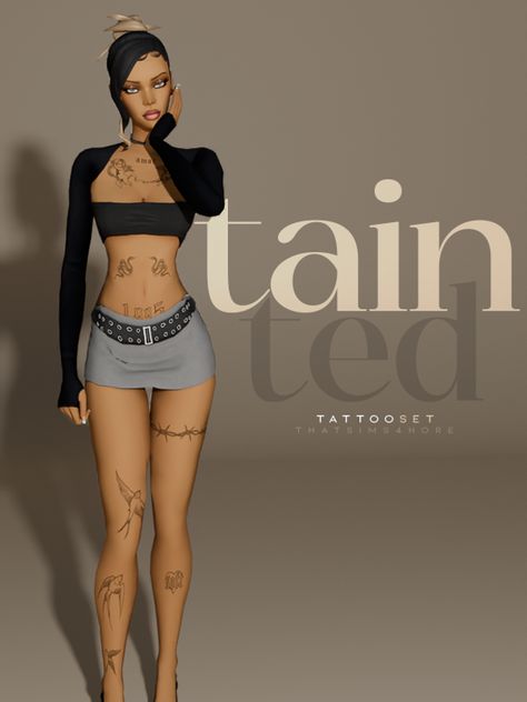 thatsims4hore | sims 4 custom content | Patreon Sims 4 Cc Women Tattoo, Sims 4 Rib Tattoo, Sims 4 Tattoos Female, Sims 4 Cc Tattoo Cute, Sims 4 Mm Tattoos, Sims 4 Thigh Tattoo, Mom Clothes Cc Sims 4, Sims 4 Tattoo Patreon, Sims 4 Cc Presets Body Patreon