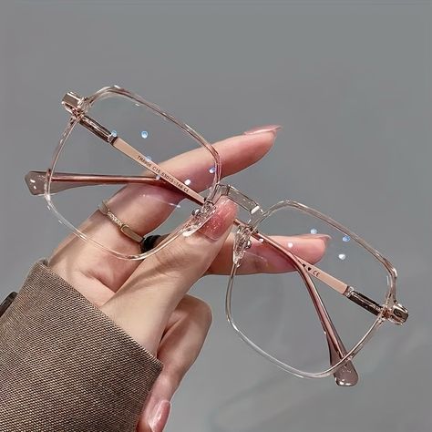 https://temu.to/m/eii2g68pgwd Big Cute Glasses, Clear Glasses Frames Women, Circular Glasses, Recycled Glasses, Cute Glasses Frames, Classy Glasses, Glasses Frames Trendy, Funny Situations, Fancy Glasses