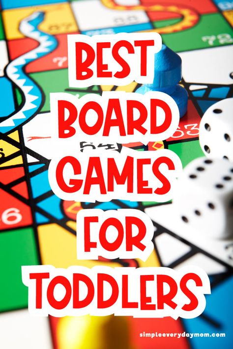 Looking for a fun activity for your toddler? These are the best board games for toddlers ages 2, 3 and 4! Check them out and try them with your kids!     #simpleeverydaymom #boardgames #toddlers #toddleractivities #kidsactivities #toddlergames Board Games For Preschoolers, Toddler Board Games, Fun Games For Toddlers, Games For Kindergarten, Educational Games For Toddlers, Useful Skills, Preschool Board Games, Game For Toddlers, Best Board Games