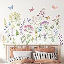 Wall Decals Living Room, Stick Wall Art, Wall Art Decals, Butterfly Wall Decals, Bedroom Tv, Grass Wall, Room Girls, Sewing Furniture, Stickers Sheet