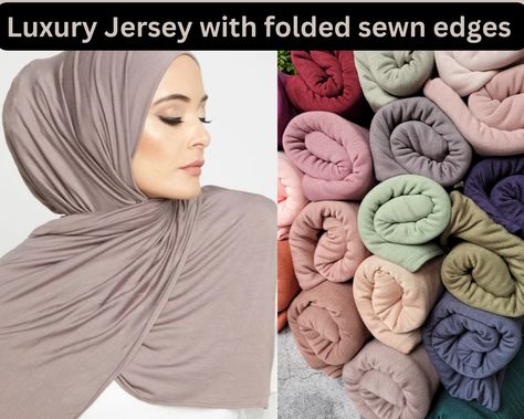 Jersey Hijab Scarfs, Hijab Material, Jersey Hijab, Eid Gift, Hijab Scarf, Large Scarf, Eid Gifts, Islamic Pictures, Head Wrap