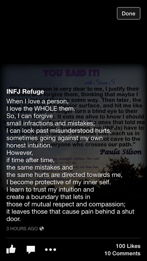 INFJ... Endless forgiveness until suddenly, door slam. Infj Writing, Infj Compatibility, Infj Advocate, Infj Woman, Infj Quotes, Myers Briggs Infj, Infj Traits, Infj Things, I Feel Guilty