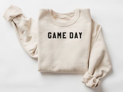 oldsaltfarm - Etsy Sunday Funday Football, Soccer Team Shirts, Tailgate Clothes, Funny Sports Shirts, Football Embroidery, Football Lover Gifts, Game Day Sweatshirt, Football Lover, The Only Exception